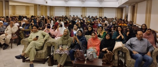 Audience in Pakistan Day programme