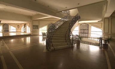 Red Floor stairs
