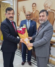 Director NUML Maj Gen (R) Shahid Mahmood and Regional director Brig (R) Humayun Zia Chohan visited AIC