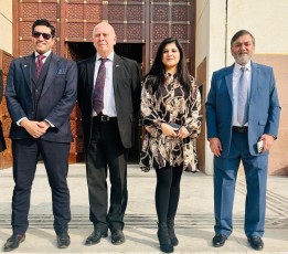 Mr. John Tucknott Chairman Pakistan Britain business Council visited AIC