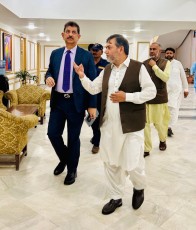 Mr asad Rehman Ghilani Secretay NH&C visited AIC