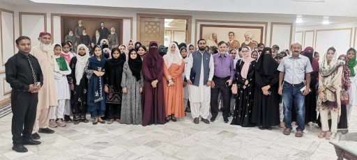 Group photo of participants in Panel Discussion on "Marka-e-Haq"